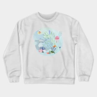 Happy Aquarium Crewneck Sweatshirt